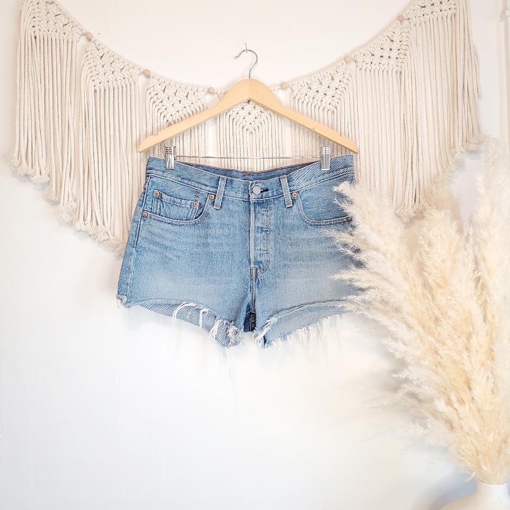 Levi's 501 high rise Denim Jean Shorts